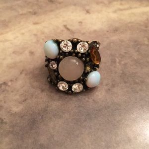 Multi-jewel ring sz 5 🏝